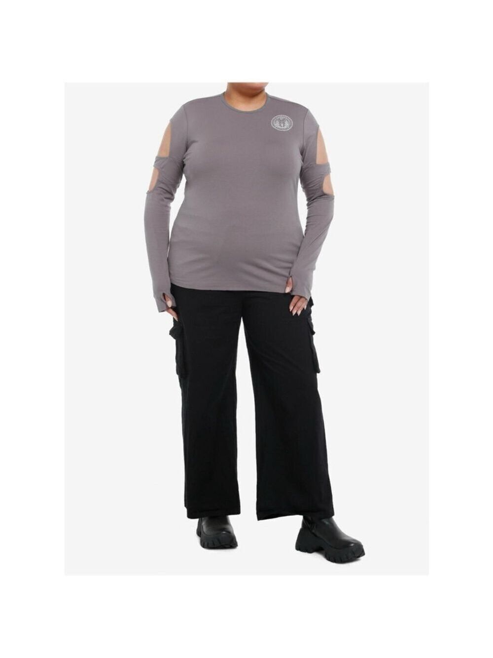 Her Universe Star Wars Rey Cutout Long-Sleeve Top Plus Size 2